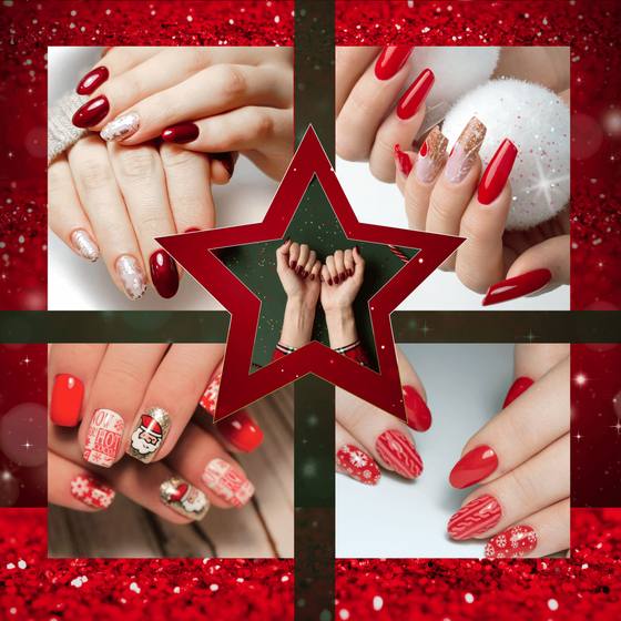Holiday nail looks